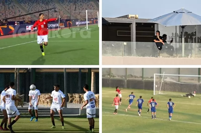 لقطات من ودية مصر والكويت